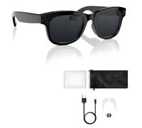 Cyanvue Ai Smart Glasses, 8mp Camera Glasses with Music & Call Features, Bluetooth Glasses with 144 Translation, for Men Women (Black)