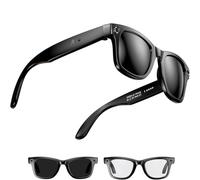 Cyanvue Ai Smart Glasses, 8mp Camera Glasses with Music & Call Features, Smart Audio Glasses with Bluetooth Speaker, Camera Glasses, Bluetooth 5.3 Audio Glasses, Polarized Sunglasses For Men Women (B)