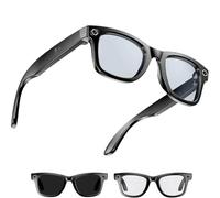 Cyanvue Ai Smart Glasses, 8mp Camera Glasses with Music & Call Features, Smart Audio Glasses with Bluetooth Speaker, Camera Glasses, Bluetooth 5.3 Audio Glasses, Polarized Sunglasses For Men Women (A)