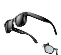 Cyanvue Ai Smart Glasses, 8mp Camera Glasses with Music & Calls, SmartGlasses with Camera, Voice Assistant,Clear Sound with Smart Touch Control, Everyday Wear (Sunglasses)