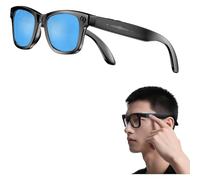 Cyanvue Ai Smart Glasses, AI Smart Glasses with Camera, 800W HD Camera Glasses with Music & Call Features, Cameras Glasses for Men with 144 Languages, for Men Women (Blue Lenses)