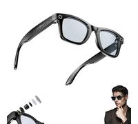CyanVue AI Smart Glasses,Ai Smart Glasses with Camera,8mp Camera Glass with Music & Call Features,Smarts Glass Withcamera,Anti-Blue Light & UV Protection,for Men, Women,Travel (Blue Light Blocking)