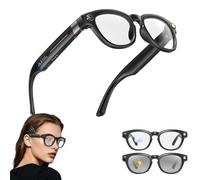Cyanvue Ai Smart Glasses, AI Smart Glasses with Chat & GPT 800W Camera, Bluetooth Video Glasses with Audio, Real-Time Translation, Auto-Tint Lenses, Anti-Shake, Large Storage for Travel (1 Pcs)