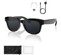 Cyanvue Ai Smart Glasses, New Upgrade 8mp Camera Glasses with Music & Call Features, 144 Ai Translator, Waterproof and UV Protection(B)