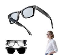 Cyanvue Ai Smart Glasses, Smart Glasses with Camera, 8mp Camera Ai Smarts Glassess with Music Playback & Call Features (Flat Mirror)