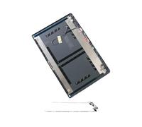 CyanWind Laptop LCD Back Cover Hinge Set Silver Gray for Lenovo IdeaPad 3-15ITL6 82H8 3-15ADA6 82KR 3-15ALC6 82KU 3 15IAU7 82RK 3 15ABA7 82RN 5CB1B60414 AP21P000100