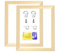 Cyauatt 2 Pack 12"x16"Canvas Wood Stretcher Bars ,DIY Wood Canvas Frames Kit, Wooden Art Frames, Wood Painting Stretching Bars for Gallery Wrap Oil Painting Posters and DIY Arts