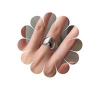 Cybche Vintage Chunky Heart Ring Gold Open Adjustable Thick Heart Love Ring Minimalist Wedding Hearts Knuckles Finger Rings Statement Jewelry For Women, Zinc, No Gemstone