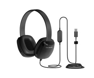 Cyber Acoustics ACM-6005 Black Supraaural Head-band headphone