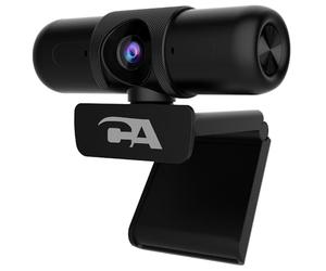 Cyber Acoustics CA Essential Super HD Webcam (WC-3000) - Zoom Certified USB Webcam, 5MP Super HD webcam up 2592x1944 at 30fps, Autofocus & Light Correction, Dual Omnidirectional Microphones