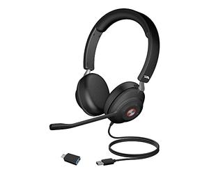 Cyber Acoustics CA Essential USB Headset (HS-2000) - Professional Headset for Calls & Music, All-Day Comfort, Integrated Ear Cup Controls, Perfect for Video Conferencing