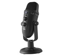 Cyber Acoustics Professional USB Microphone with Dual Recording Patterns - 24-bit Recording with Zero Latency Monitoring - Compatible with PC and Mac (CVL-2230)