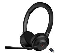 Cyber Acoustics Professional Wireless Headset with AI Noise Cancelation (HS-1500BT II) - Includes ANC and AI-Powered Noise Canceling Tech for Professional Sounding Calls, USB-C Bluetooth Dongle