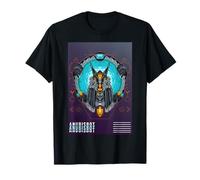Cyber Anubis Mech Hybrid Jackal Tech Mythology Warrior T-Shirt
