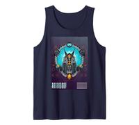 Cyber Anubis Mech Hybrid Jackal Tech Mythology Warrior Tank Top