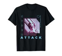 Cyber Attack The Cloud Has Fallen Glitch Statue Tech Art T-Shirt