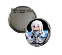 Cyber Badge - Smart Electronic Badge with 1.7" HD Screen, Bluetooth 6.0, Audio Video Playback, 450mAh Rechargeable, Custom GIF/Video Display for Cosplay, Conventions, Gifts