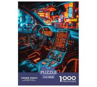 Cyber Car Jigsaw Puzzles Puzzle for Adults Kids. 1000 Piece Great Gifts Challenge Toy Educational Games Home Decoration for Adults& Kids Age 14 Years Up 38x26cm/1000pcs