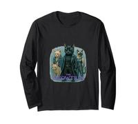 Cyber Cat Squad in Trench Coats and Sunglasses Parody Long Sleeve T-Shirt