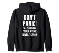 Cyber Crime Investigator Zip Hoodie