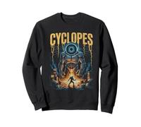 Cyber Cyclops Giant Eye Robot Warrior Monster Sweatshirt