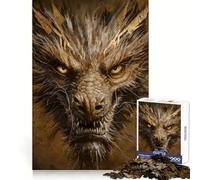 Cyber Dragons Fiery Gaze 1000-piece Puzzle for Adults Mental Skill Bright Print Enjoyable Challenge Birthday Surprise (38x52cm)