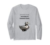 Cyber Duck - World’s Toughest Duck - Polygonal Titanium Bird Long Sleeve T-Shirt
