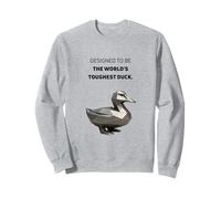Cyber Duck - World’s Toughest Duck - Polygonal Titanium Bird Sweatshirt
