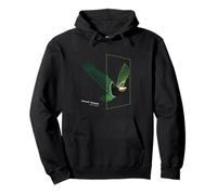 Cyber Eagle - Futuristic Portal Escape Design Pullover Hoodie