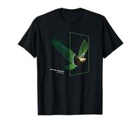 Cyber Eagle - Futuristic Portal Escape Design T-Shirt