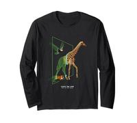 Cyber Eagle, Giraffe and Fox - Futuristic Portal Escape Long Sleeve T-Shirt