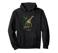 Cyber Eagle, Giraffe and Fox - Futuristic Portal Escape Pullover Hoodie