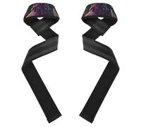 Cyber Fluorescent Color Cool Dog Lifting Wrist Strap 26" Power Workouts Wrist Wraps Gym for Weightlifting, Bodybuilding, Strength Training almohadillas de neopreno para gym