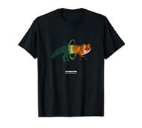 Cyber Fox- Futuristic Portal Escape Design T-Shirt