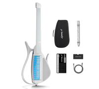 Cyber-G by Enya Smart Backup Stringless Guitar Chord Generator with 20 Instrument Sounds, Arctic White