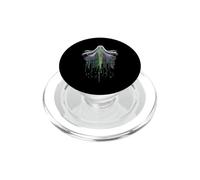 Cyber Ghost Matrix Hacker Spirit PopSockets PopGrip for MagSafe