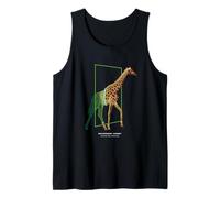 Cyber Giraffe - Futuristic Portal Escape Design Tank Top
