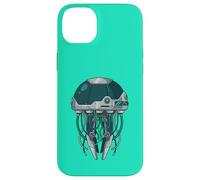 Cyber Jellyfish Robot Mecha Sci-Fi Futuristic Ocean Art Case for iPhone 14 Plus