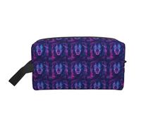 Cyber Lion Cool A Print Toiletry Bag for Men Women, Travel Toiletries Bags Cosmetic Bag, Hanging Toiletry Shaving Bags for Travel Accessories