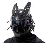 Cyber Mask LED Light Helmet Anti Fog Gothic Mask Punk Futuristic Sci-fi Techwear for Music Festival Cosplay Halloween Party, Futuristic
