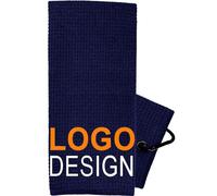 Cyber Monday Deals Custom Embroidered Golf Towel Personalized Text/Word/Logo/Image Monogrammed Golf Towels with Clip Golf Towel for Golf Gifts