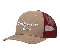 Cyber Monday Deals Custom Logo Embroidered Trucker Hats for Men Personalized Adjustable Snapback Mesh Cap Great for Outdoors Baseball Cap