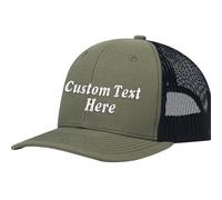 Cyber Monday Deals Custom Logo Embroidered Trucker Hats for Men Personalized Adjustable Snapback Mesh Cap Great for Outdoors Baseball Cap