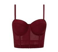 Cyber of Monday 2024 Long Sleeve Corset Top Underbust Corset with Suspenders Black Red Corset Dress Womens Bustier Corset Corset Wedding Dress Sales Today Clearance Prime Only Todays Deals