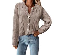 Cyber of Monday 2024 Plus Size Short Sleeve Jumpers Womens Long Sleeve Tops Waffle Cardigan Women Ladies Fine Knit Jumpers Hippie Cardigan Women Prime Big Deal Days October 10-11 Big Deal Days