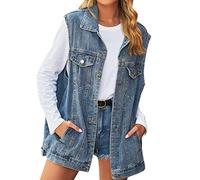 Cyber of Monday 2024 Womens Autumn Clothes Half Sleeve Puffer Jacket Women Plus Size Denim Jacket Women'S Fleece Gilet Women Wool Coat Winter Prime Deals Of The Day Today Only Clearance Items