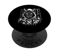 Cyber Oni Demon Japanese Harajuku Urban Techwear Aesthetic PopSockets Adhesive PopGrip