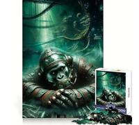 Cyber Primate︰ Survivor Teenagers 1000 Piece Jigsaw Puzzle Stress Relief High Def Print Fun Play Room Art (38x26cm)