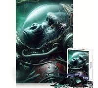 Cyber Primate ︰ The Wild Age 1000 Piece Jigsaws for Teenagers Puzzle DIY Fun Bright Hue Pattern Build Wall Accent (50x75cm)