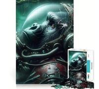 Cyber Primate ︰ The Wild Age Puzzles for Adults 1000 Puzzles Brain Teaser Sharp Detail Family Pastime Art Piece (38x26cm)